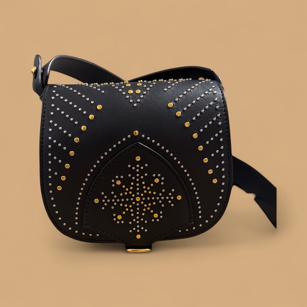 Burberry Black Crossbody Bag with Gold Accents - Picture 2 of 12